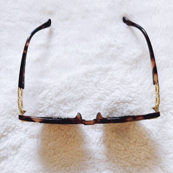 Genevieve Tortoise Brown Rimless Polarized Sunglasses - Picture 3 of 10